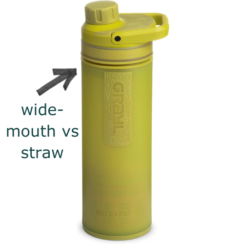 PFAS Water Bottle Filter For Clean Water On-The-Go